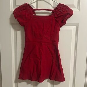 Cute red kids dress!